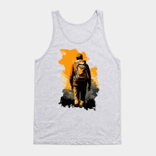 Time for adventure - I'd rather be hiking in the wilderness - Man Tank Top